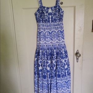 Antonio melani knee length dress blue size 0